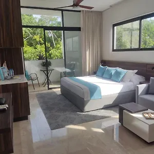 Apartamento Nuevo Estudio Con Terraza Totalmente Equipado Aldea Zama México